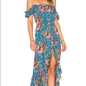 Auguste The Label Willow Day Dress Blue Size 2/XS